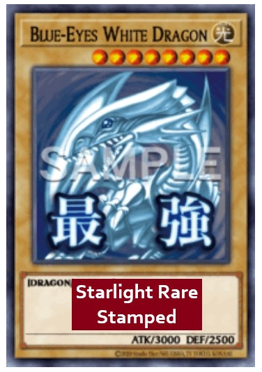 Blue-Eyes White Dragon (V.2 - Starlight Rare)