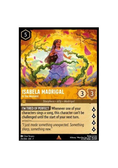 Isabela Madrigal - In the Moment
