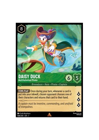Daisy Duck - Multitalented Pirate