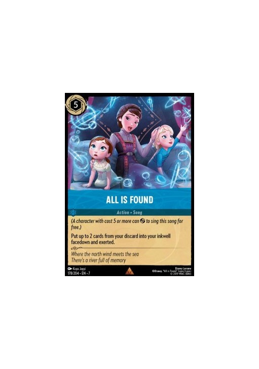 All Is Found (V.1)