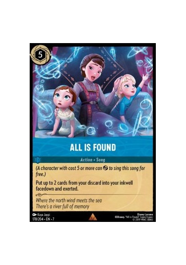 All Is Found (V.1)