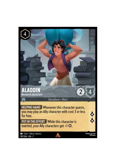 Aladdin - Research Assistant
