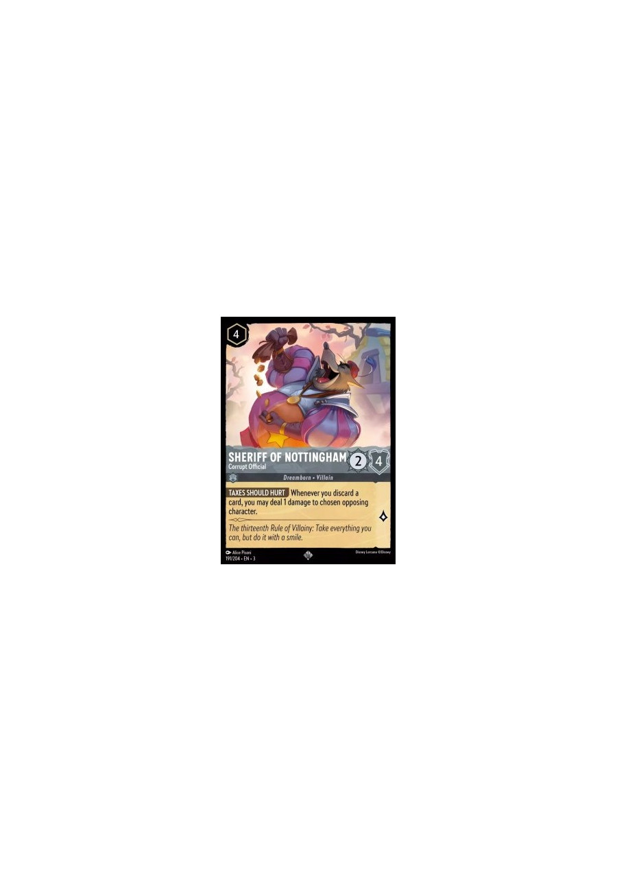 Sheriff of Nottingham - Corrupt Official