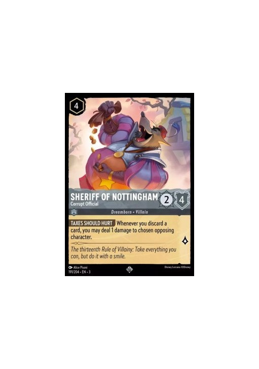 Sheriff of Nottingham - Corrupt Official