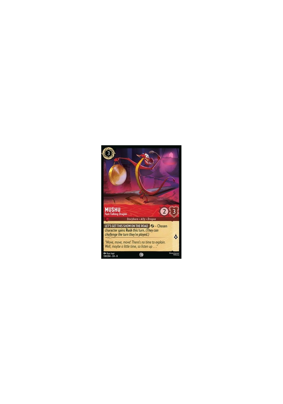 Mushu - Fast-Talking Dragon