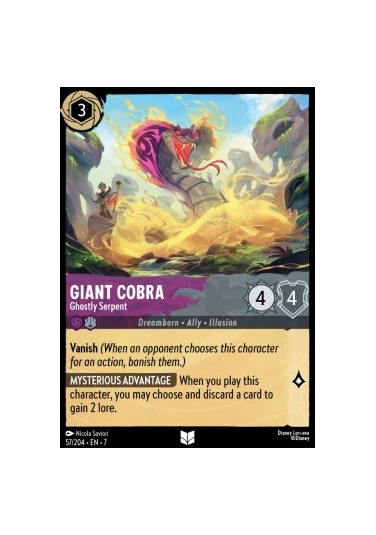 Giant Cobra - Ghostly Serpent