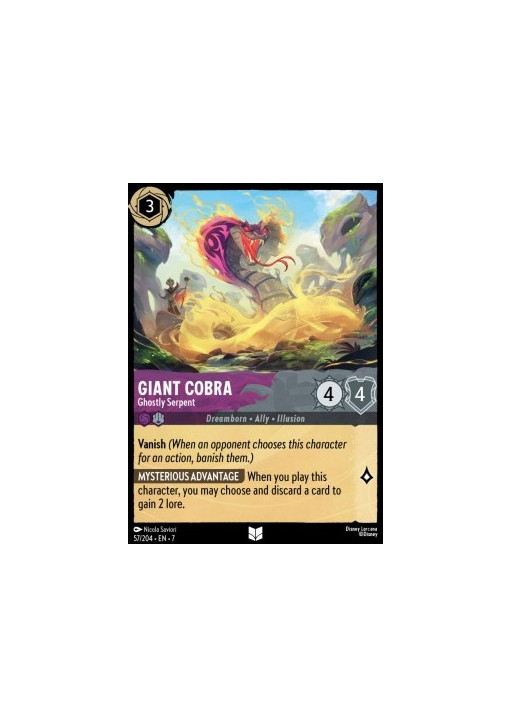 Giant Cobra - Ghostly Serpent