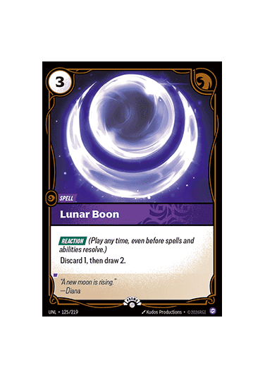 Lunar Boon
