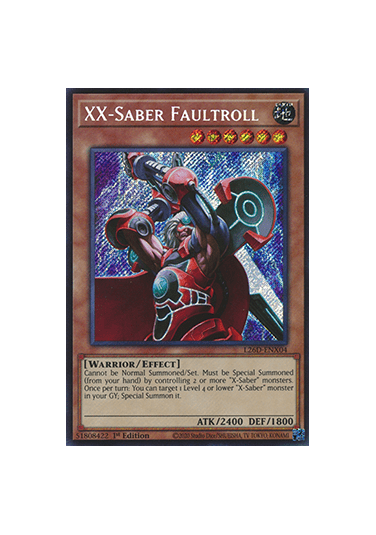 XX-Saber Faultroll (V.2 - Secret Rare)