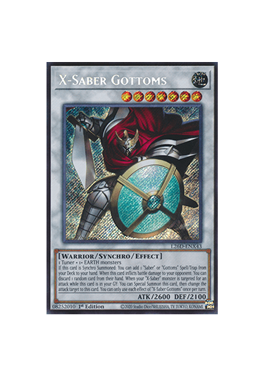 X-Saber Gottoms (V.2 - Secret Rare)