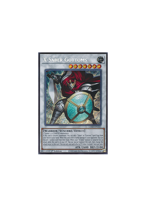 X-Saber Gottoms (V.2 - Secret Rare)