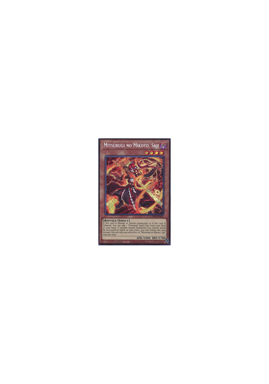 Mitsurugi no Mikoto, Saji (V.2 - Secret Rare)