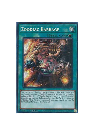 Zoodiac Barrage (V.3 - Secret Rare)