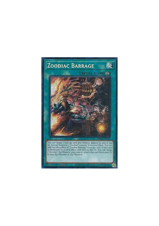 Zoodiac Barrage (V.3 - Secret Rare)