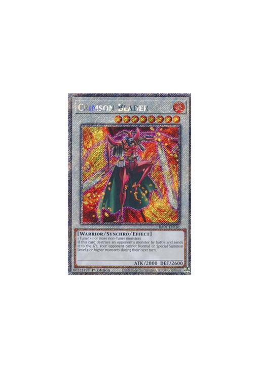 Crimson Blader (V.1 - Platinum Secret Rare)