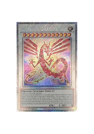 Crimson Dragon (V.4 - Platinum Secret Rare)