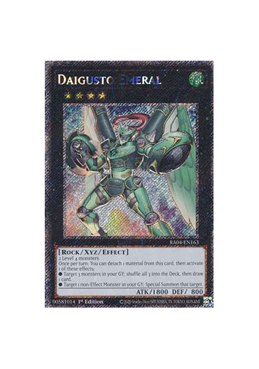 Daigusto Emeral (V.1 - Platinum Secret Rare)
