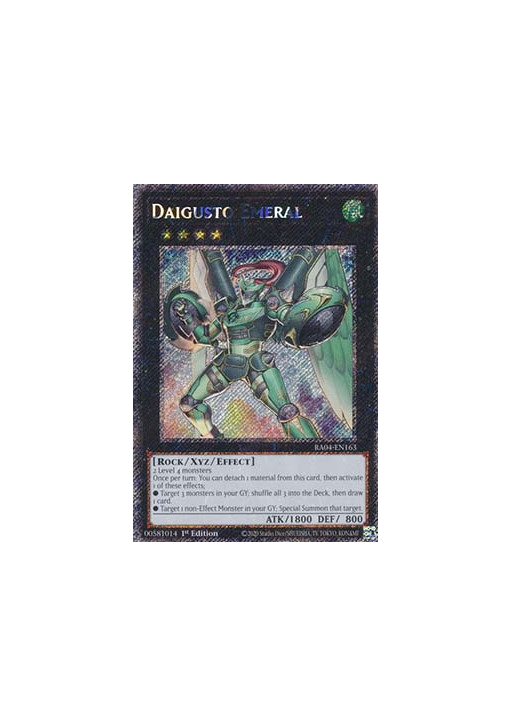 Daigusto Emeral (V.1 - Platinum Secret Rare)