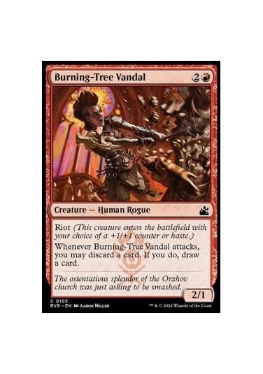 Burning-Tree Vandal