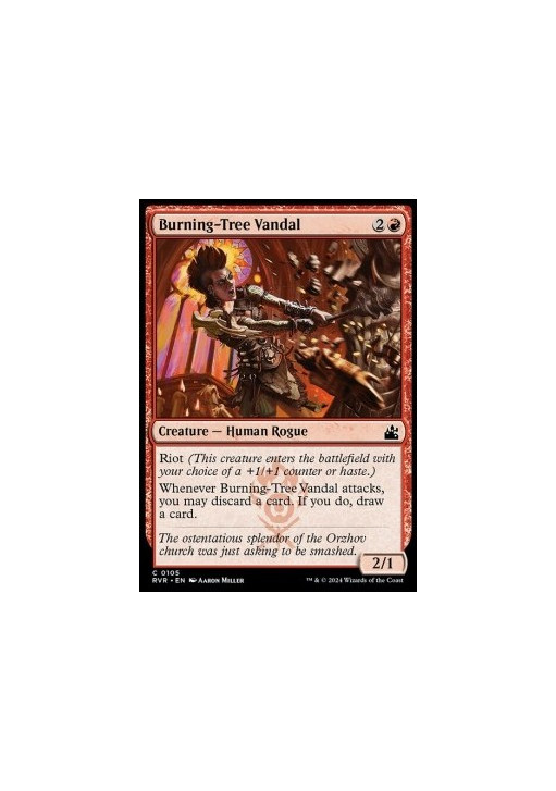 Burning-Tree Vandal