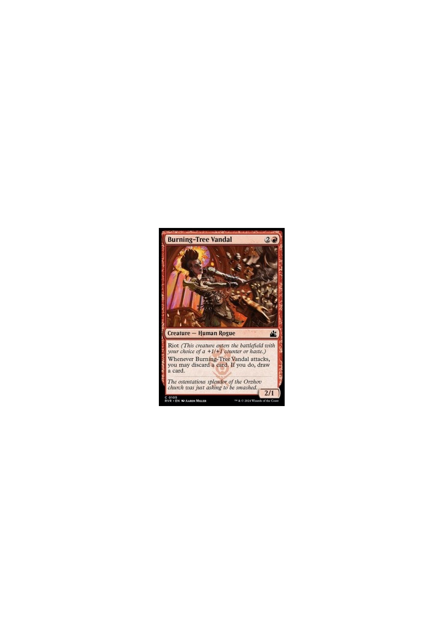 Burning-Tree Vandal