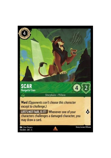 Scar - Vengeful Lion (V.1)