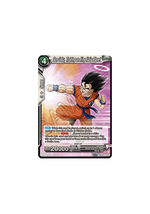 Son Goku, Training on King Kai’s Planet