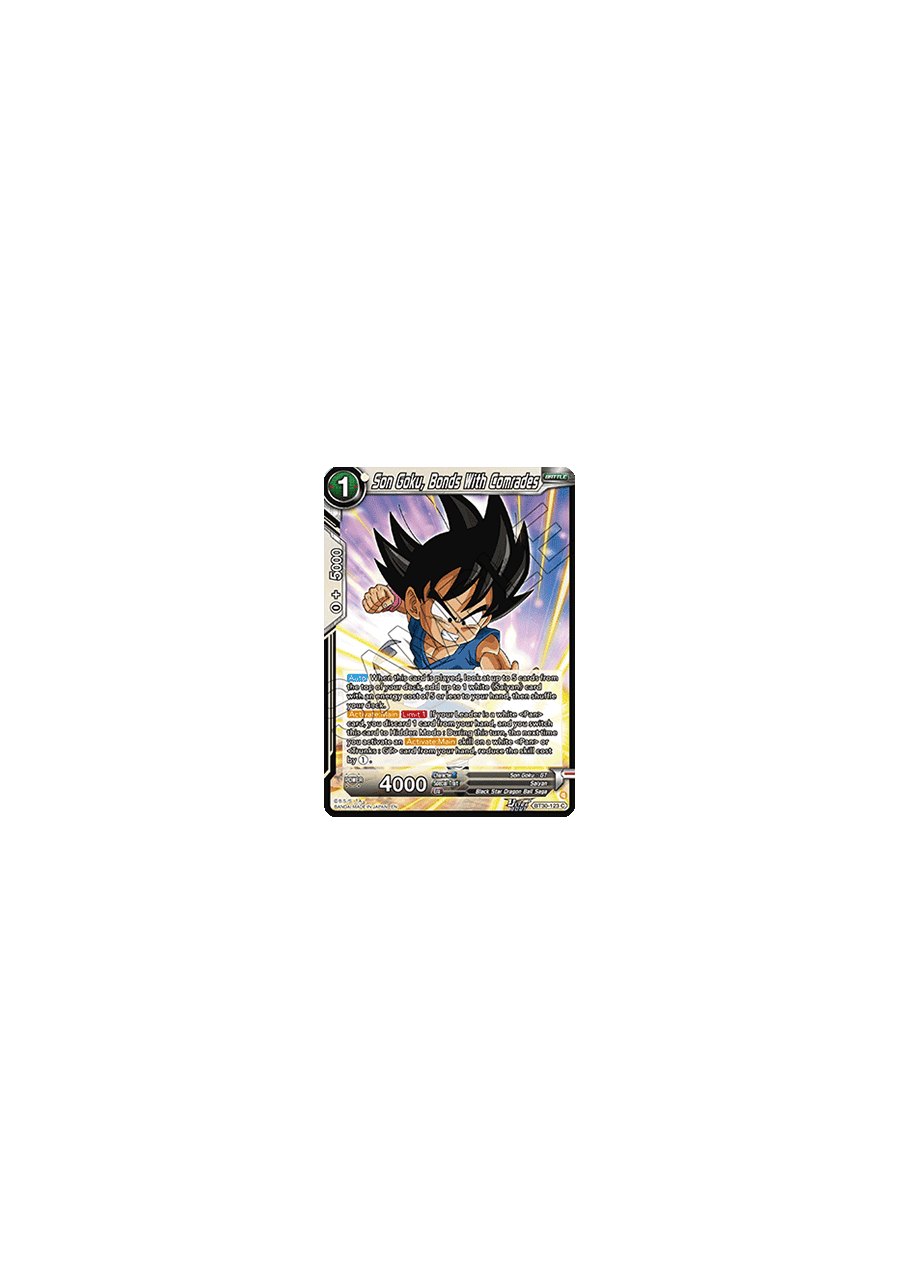 Son Goku, Bonds With Comrades