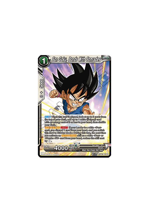 Son Goku, Bonds With Comrades