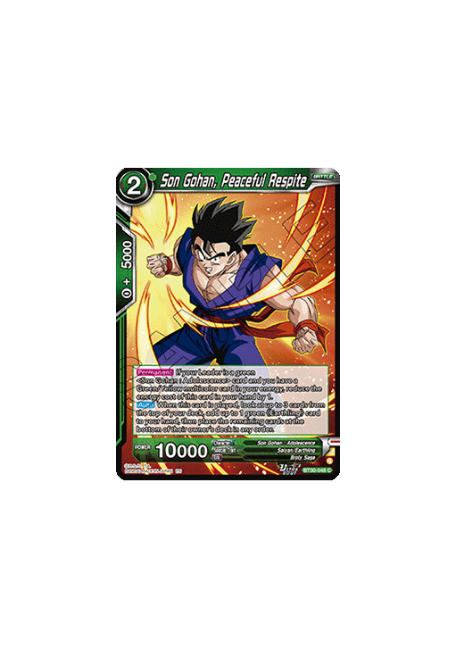 Son Gohan, Peaceful Respite