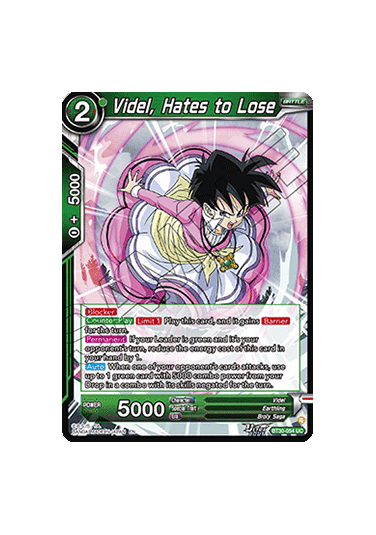 Videl, Hates to Lose