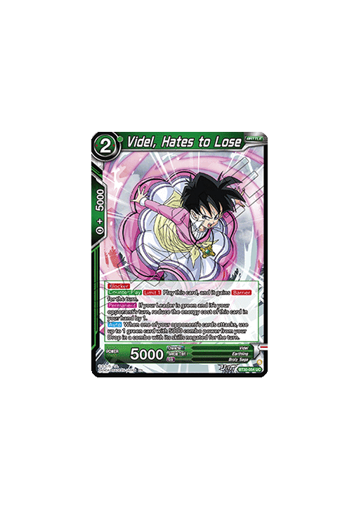 Videl, Hates to Lose