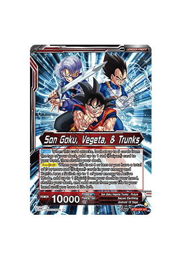 Son Goku, Vegeta, & Trunks // Super Saiyans United (V.1 - Uncommon)