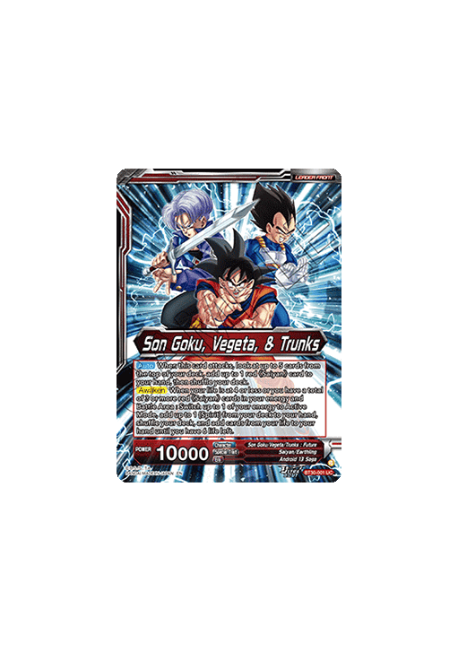 Son Goku, Vegeta, & Trunks // Super Saiyans United (V.1 - Uncommon)
