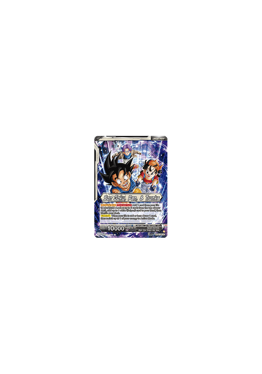 Son Goku, Pan, & Trunks // Son Goku, Pan, & Trunks, Exciting Adventures (V.1 - Uncommon)