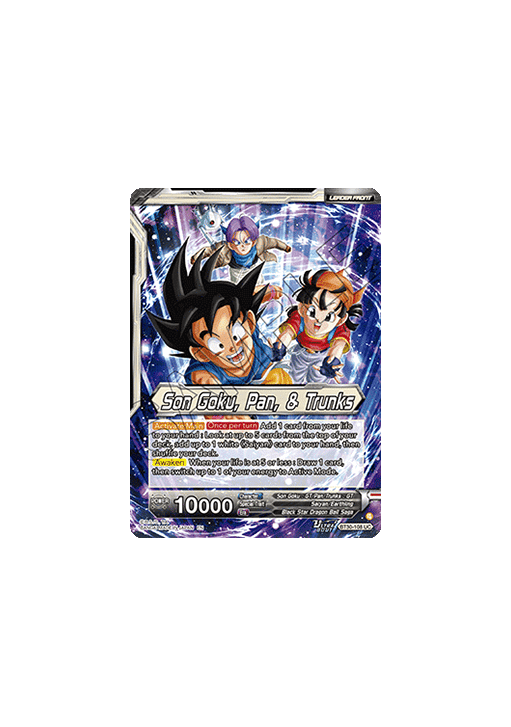 Son Goku, Pan, & Trunks // Son Goku, Pan, & Trunks, Exciting Adventures (V.1 - Uncommon)