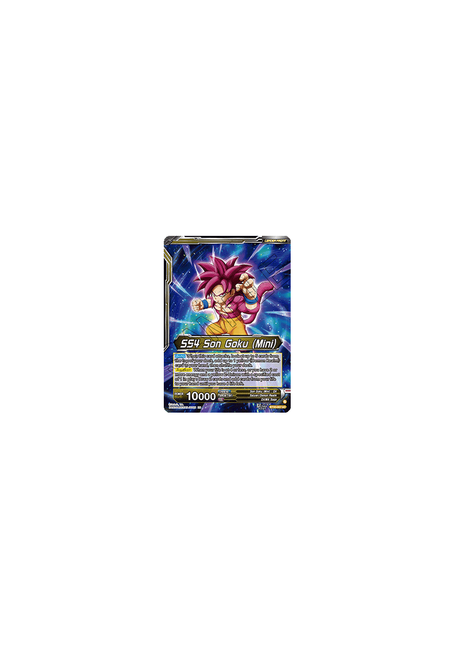 SS4 Son Goku (Mini) // SS4 Son Goku, Apex Evolution (V.1 - Uncommon)