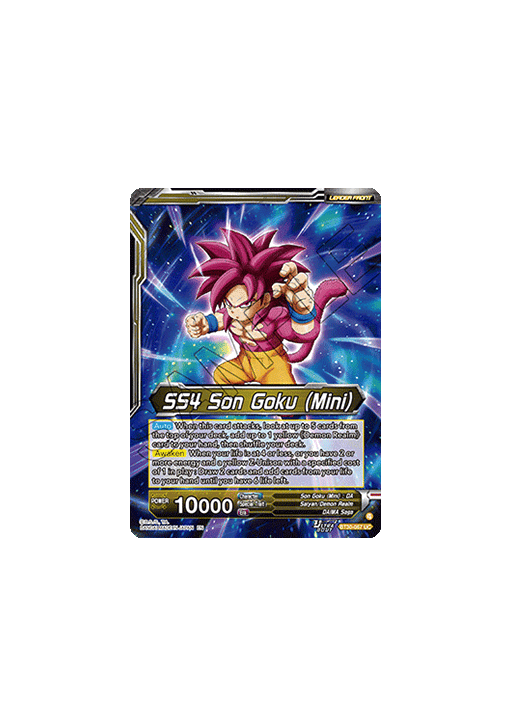 SS4 Son Goku (Mini) // SS4 Son Goku, Apex Evolution (V.1 - Uncommon)