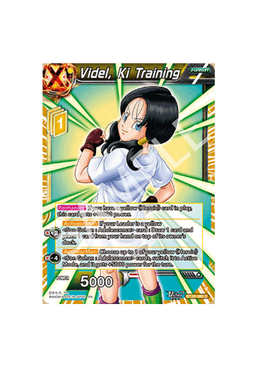 Videl, Ki Training