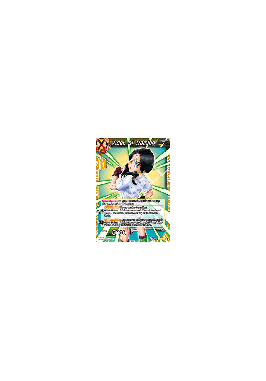 Videl, Ki Training