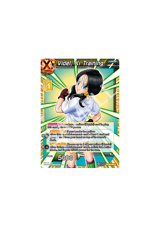Videl, Ki Training