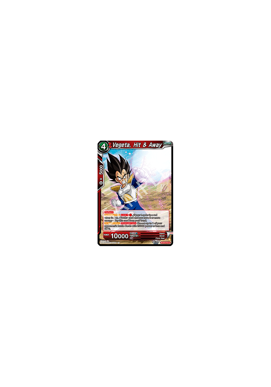 Vegeta, Hit & Away