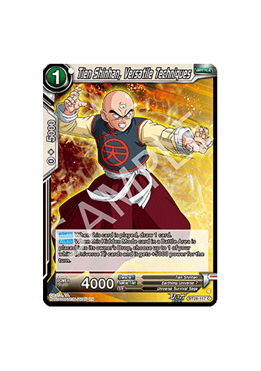 Tien Shinhan, Versatile Techniques