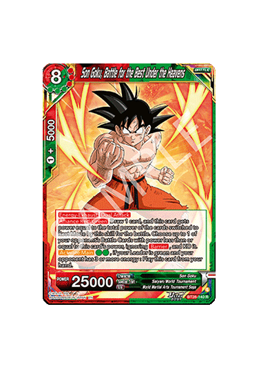 Son Goku, Battle for the Best Under the Heavens (V.1 - Rare)