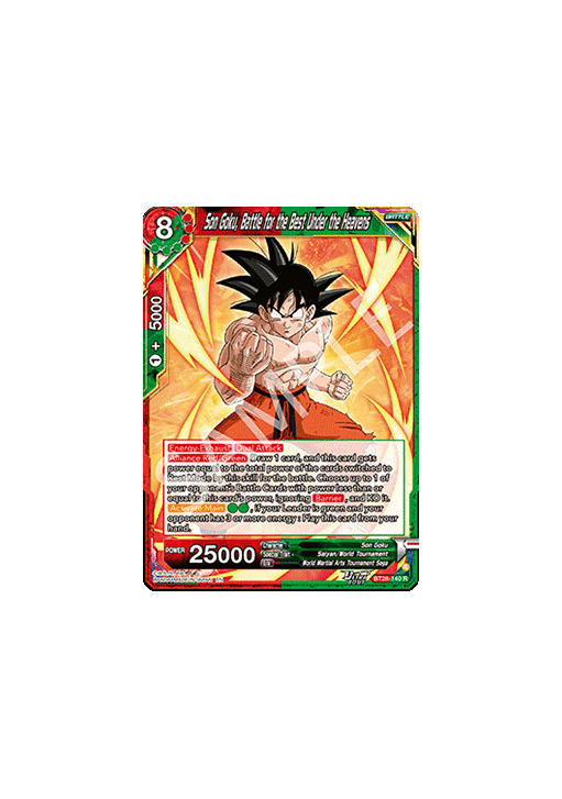 Son Goku, Battle for the Best Under the Heavens (V.1 - Rare)