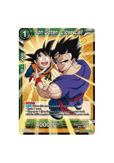 Son Goten, Close Call