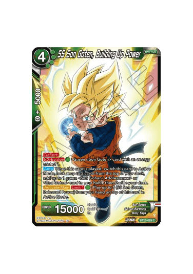 SS Son Goten, Building Up Power