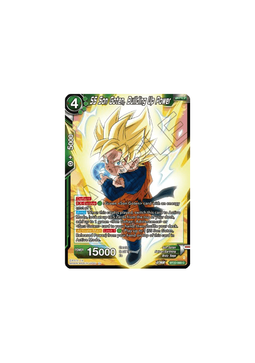 SS Son Goten, Building Up Power