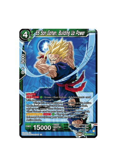 SS Son Gohan, Building Up Power