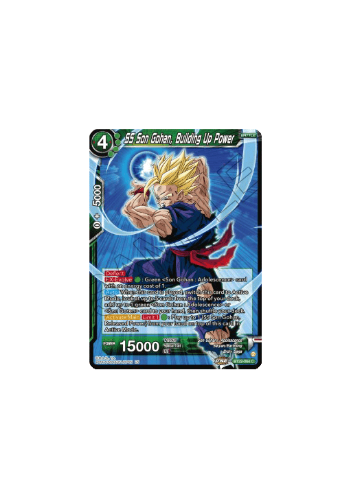 SS Son Gohan, Building Up Power